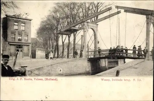 Ak Weesp Nordholland, Dubbele brug