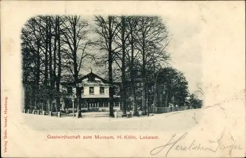 Ak Hamburg Eimsbüttel Lokstedt, Gastwirtschaft Zum Museum