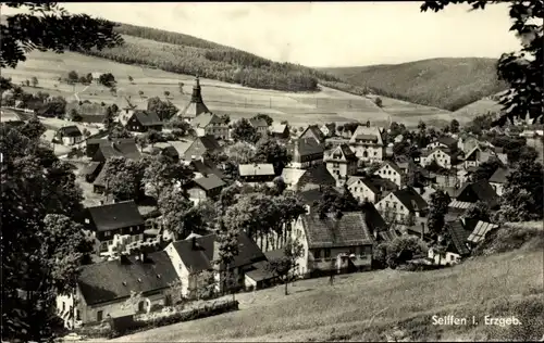 Ak Seiffen im Erzgebirge, Gesamtansicht