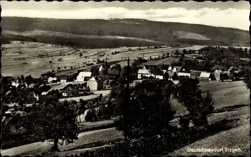 Ak Deutschneudorf Erzgebirge, Panorama