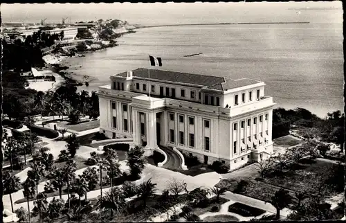 Ak Dakar Senegal, Le Palais du Gouverneur, Luftbild