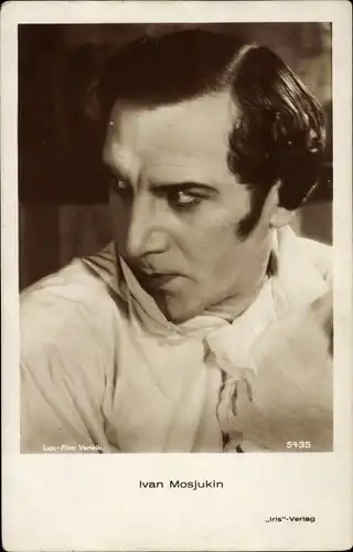 Ak Schauspieler Ivan Mosjukin, Portrait