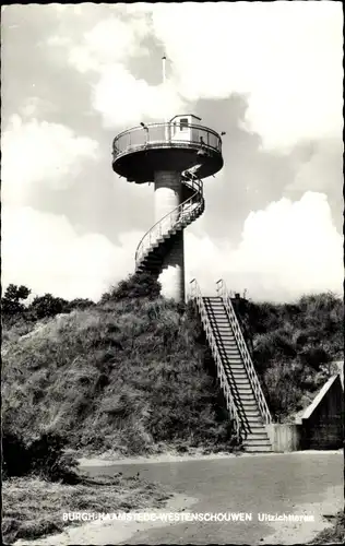 Ak Burgh Haamstede Schouwen Duiveland Zeeland Niederlande, Uitzichttoren