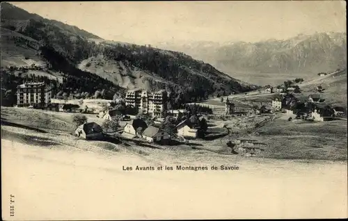 Ak Les Avants Montreux Kanton Waadt, Les Montagnes de Savoie