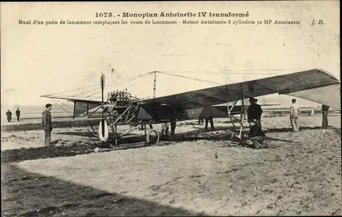 Ak Monoplan Antoinette IV transformé, Flugzeug