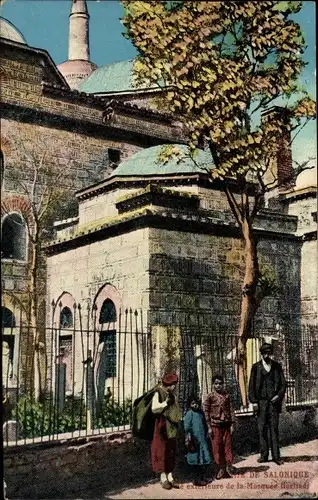 Ak Thessaloniki Griechenland, Vue exterieure de la Mosquee Horitiati