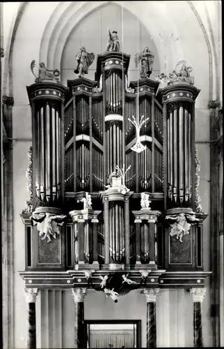 Ak Arnhem Gelderland Niederlande, Grote of St. Eusebiuskerk, Strümphler Orgel 1796