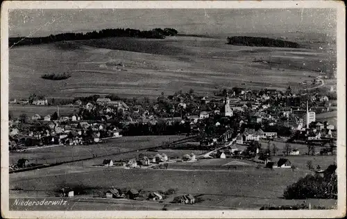 Ak Niederoderwitz Oderwitz in der Oberlausitz, vom Spitzberg aus gesehen