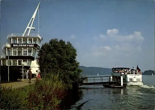 Ak Bredeney Essen im Ruhrgebiet, See, Fahrgastschiff