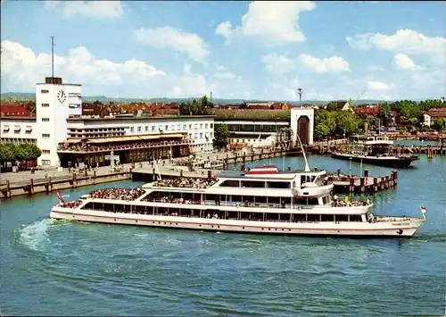 Ak Friedrichshafen am Bodensee, MS Vorarlberg der ÖBB.