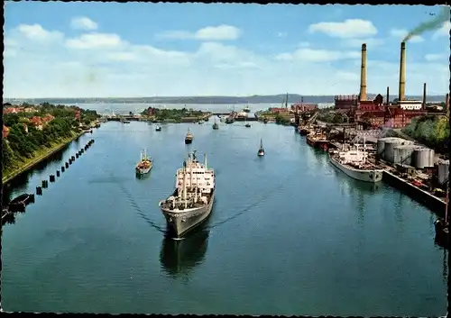 Ak Holtenau Kiel, Nord-Ostsee Kanal, Holtenauer Schleuse