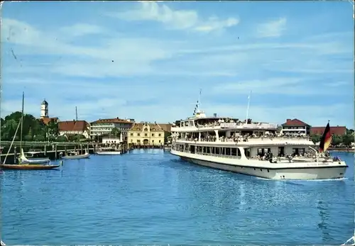 Ak Langenargen am Bodensee, Schiff