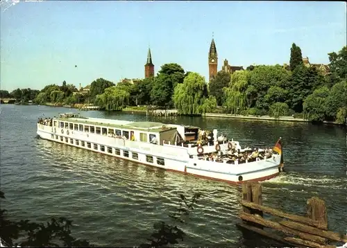 Ak Berlin Köpenick, Fahrgastschiff Bertolt Brecht, DDR
