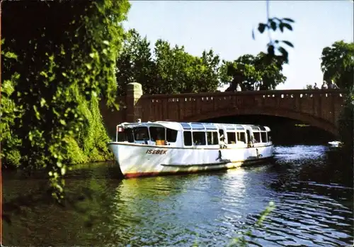 Ak Hamburg Mitte Altstadt, Hamburgs Alsterschifffahrt, Schiff Isebek