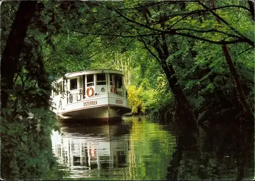 Ak Hamburg Mitte Altstadt, Kanalfahrt, Boot  Osterbek