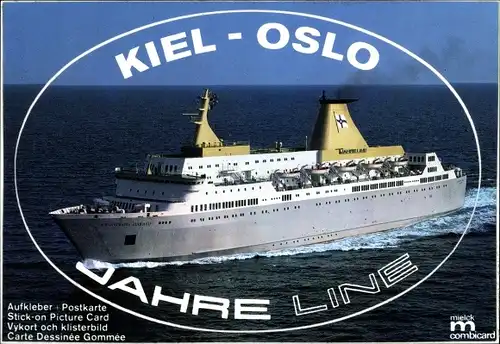 Ak Kiel, MS Kronprinz Harald, Fahrt Kiel-Oslo