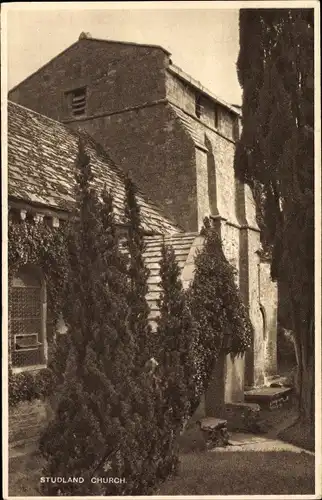 Ak Studland Dorset England, Church