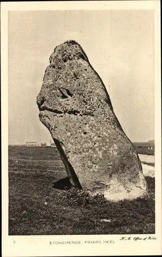 Ak Amesbury Wiltshire England, Stonehenge, Friars Heel