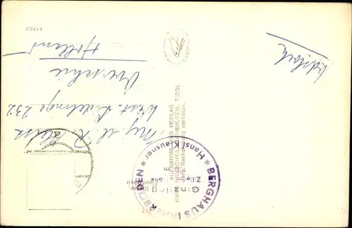 Ak Ginzling in Tirol, Zillertal, Gesamtansicht