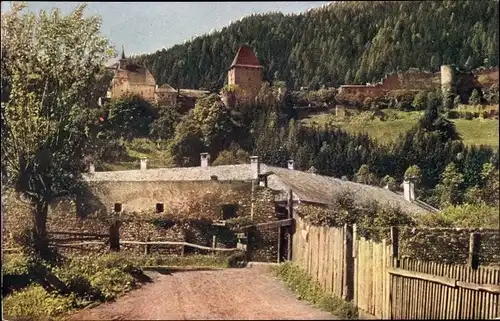 Ak Friesach in Kärnten, Ruine Petersberg