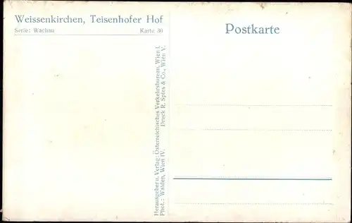 Ak Weißenkirchen in der Wachau Niederösterreich, Teisenhofer Hof