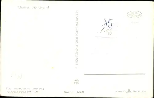 Ak Schmölln in Thüringen, Totalansicht