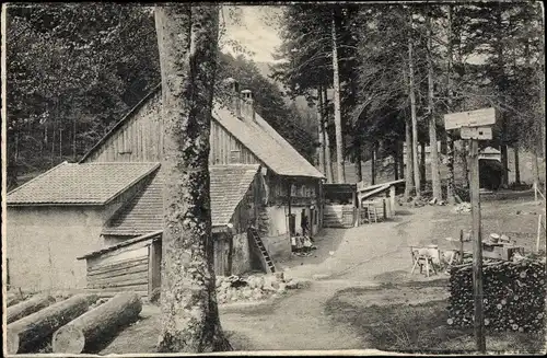 Ak Hohwald Elsass Bas Rhin, Luisental, Häuser