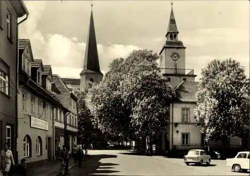 Ak Hohenmölsen im Burgenlandkreis, Marktplatz