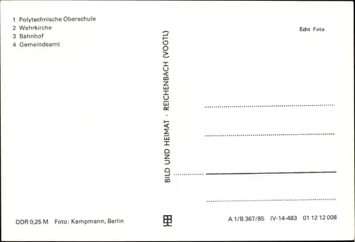 Ak Horka in der Oberlausitz, Polytechnische Oberschule, Wehrkirche, Bahnhof, Gemeindeamt