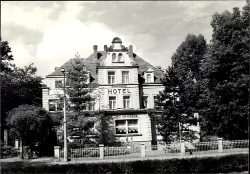 Ak Bad Blankenburg in Thüringen, Hotel