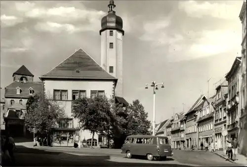 Ak Weida in Thüringen, Rathaus