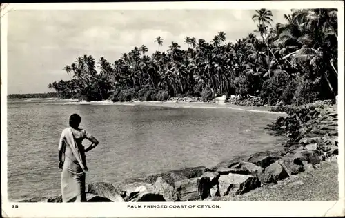 Ak Ceylon Sri Lanka, Palm fringed Coast