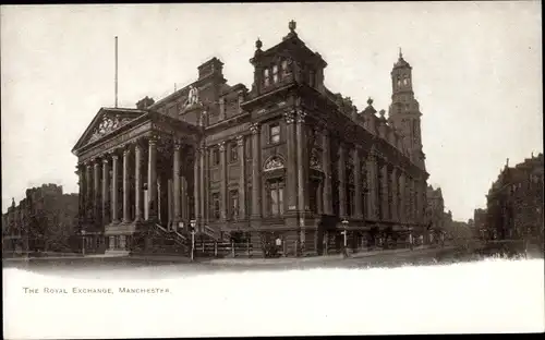 Ak Manchester England, The Royal Exchange