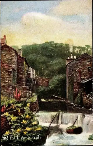 Ak Ambleside Lake District Cumbria England, Old Mill