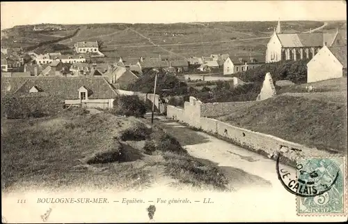 Ak Equihen Pas de Calais, Vue generale