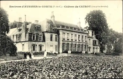 Ak Avesnes le Comte Pas de Calais, Chateau de Cauroy