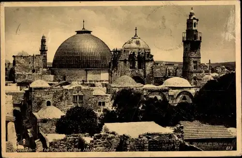 Ak Jerusalem Israel, Grabeskirche