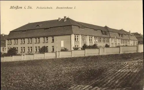 Ak Meißen an der Elbe, Polizeischule, Beamtenhaus I.