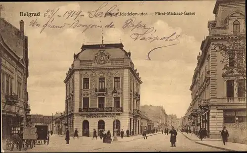 Ak Beograd Belgrad Serbien, Fürst Michael Gasse
