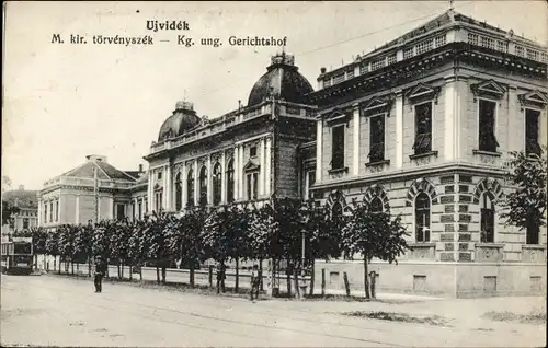 Ak Novi Sad Újvidék Neusatz Serbien, Kg. ung. Gerichtshof