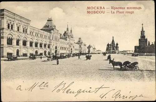 Ak Moskau Russland, La Place rouge