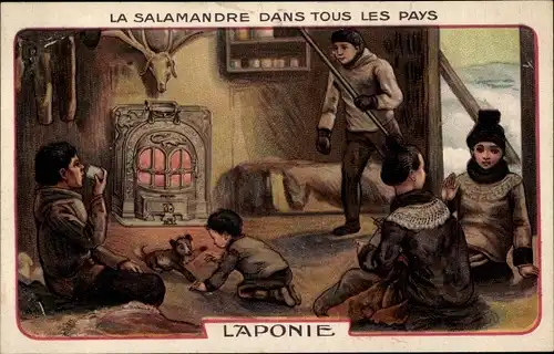 Litho Laponie Lappland, La Salamandre dans tous les Pays