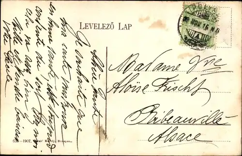 Ak Budapest Ungarn, Oest. ung. Bank