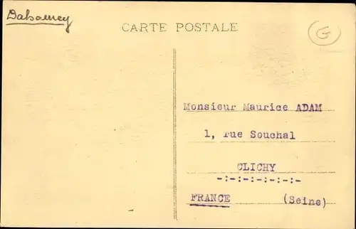 Ak Cotonou Dahomey Benin, Les Inondations 1925, L'Ecole Regionale