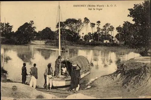 Ak Dahomey Benin, Sur le Niger, Boot