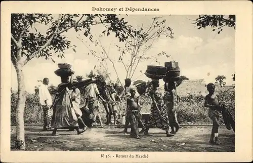 Ak Dahomey Benin, Retour de Marche