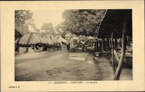 Ak Godomey Dahomey Benin, Le Marché