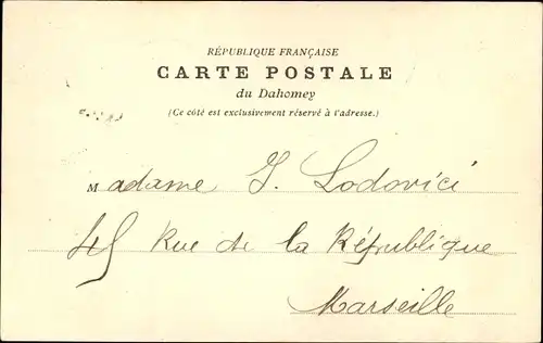 Ak Dahomey Benin, vue de la Colonie, Lac Nakoué, Village Lacustre