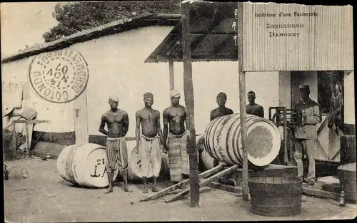 Ak Benin, Zagnanavo, Interieur d'une Factorerie
