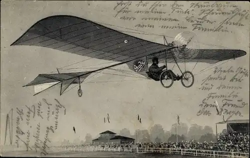 Ak Ingenieur Grade in seinem Aeroplan, Flugzeug